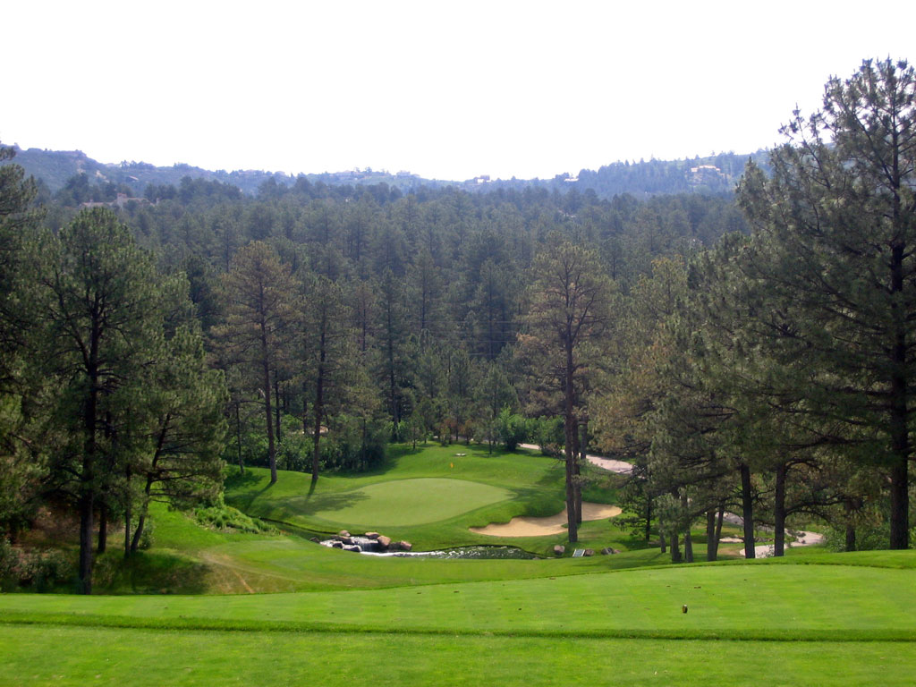 11th Hole at Castle Pines Golf Club (197 Yard Par 3)